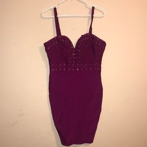 Wow Couture Plum Dress